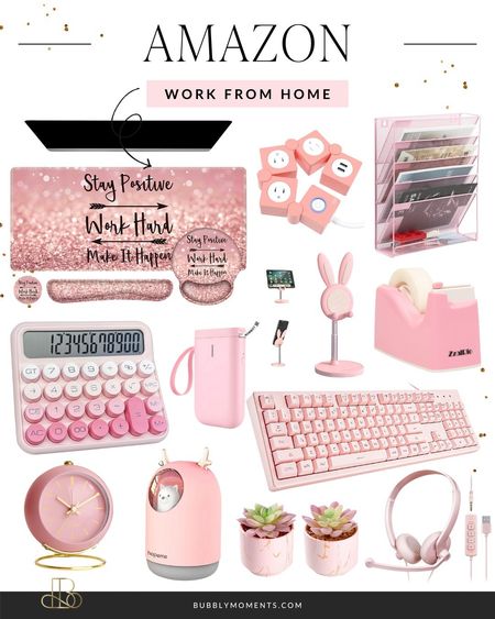 Brighten Up Your Home Office with Amazon’s Pink Essentials 🌸💻 Transform your workspace into a productivity paradise with these adorable pink office supplies from Amazon! From ergonomic keyboards and handy calculators to cute decor and practical gadgets, find everything you need to stay organized and motivated. Shop now and add a pop of pink to your work-from-home setup! #WFH #HomeOffice #AmazonFinds #PinkOfficeSupplies #ProductivityBoost #OfficeDecor #WorkSmart #StyleInspo #TechEssentials #LTKhome

#LTKhome #LTKstyletip #LTKworkwear