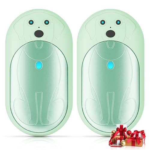 Rechargeable Hand Warmers 2 Pack, 6000mAh, 20Hrs Long Lasting, 3 Heat Levels, Portable Electric Hand Warmers for Men Women, Ideal for Outdoor Activities, Hunting, Golf, Camping, Winter Gift - Green | Amazon (US)