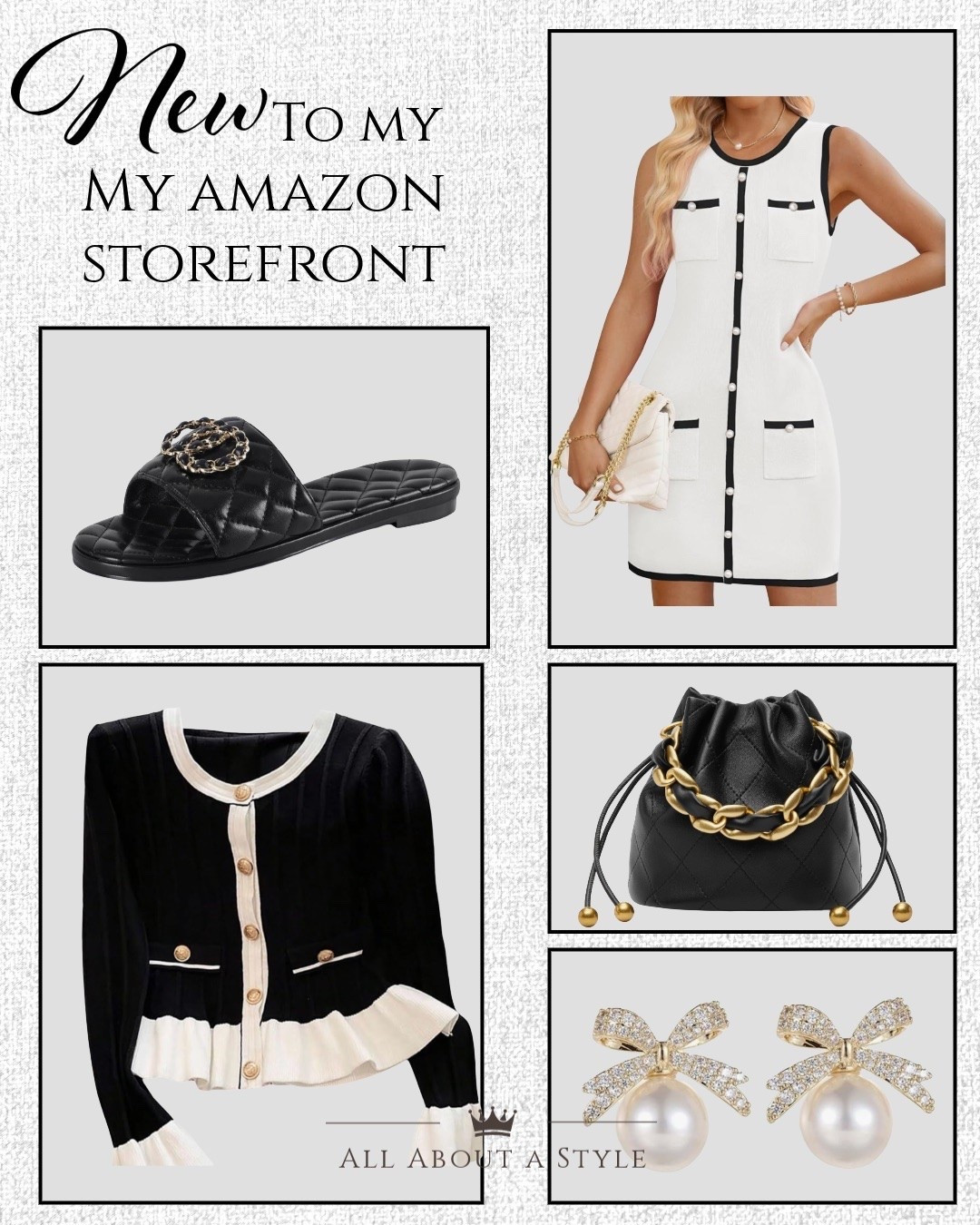 Chanel vibes. Amazon checkout. That’s the kind of math I like.

If you’re into effortless chic on a budget, you’re going to want to save this one—and check out the rest of my Amazon favorites through the link in my IG bio. 

#AmazonFinds #AmazonFashion #DesignerInspired #LuxuryForLess #TimelessStyle #AffordableLuxury #NeutralStyle #ClassicStyle #AmazonInfluencer