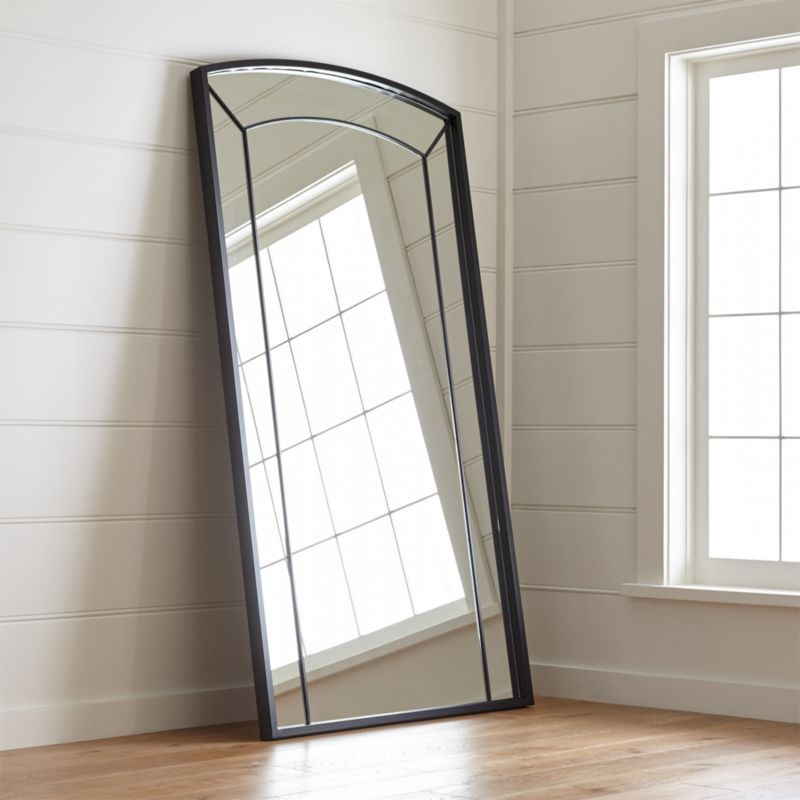 Capra Floor Mirror 45"x80" + Reviews | Crate & Barrel | Crate & Barrel