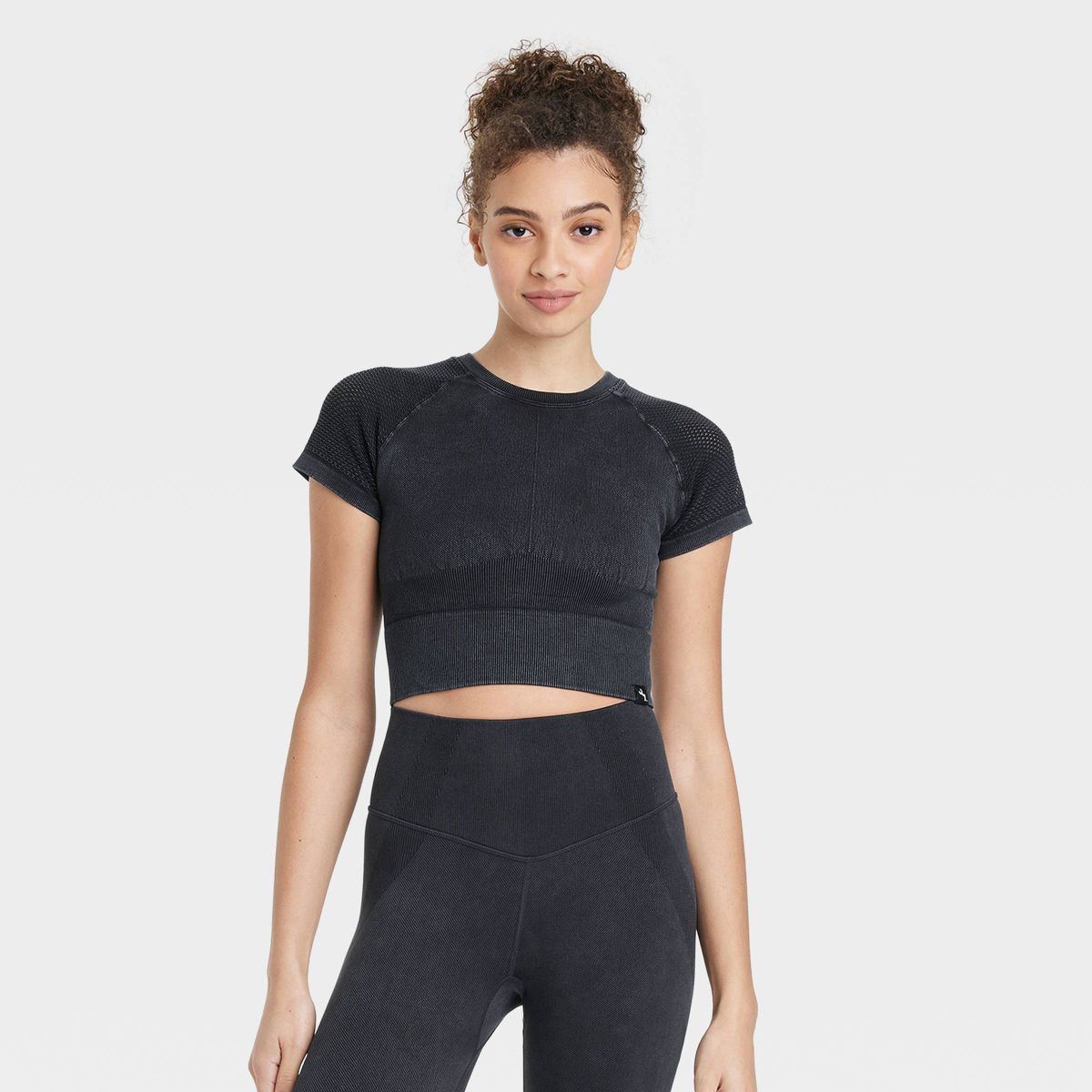 Women's Seamless Crop Short Sleeve Shirt - JoyLab™ | Target