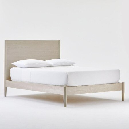 Mid-Century Bed - Pebble | West Elm (UK)