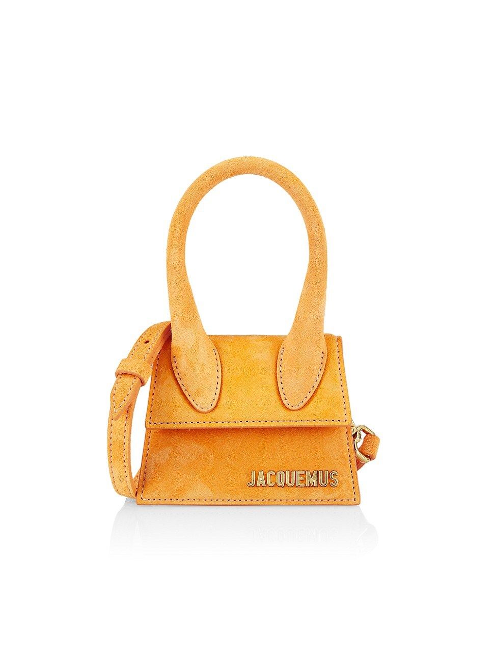 Women's Signature Mini Le Chiquito Suede Top Handle Bag - Orange | Saks Fifth Avenue