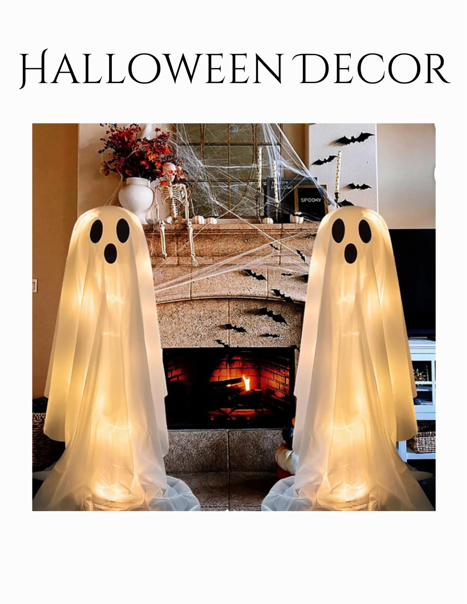Ghosts 
Halloween decor

#LTKHome #LTKFindsUnder100 #LTKFindsUnder50