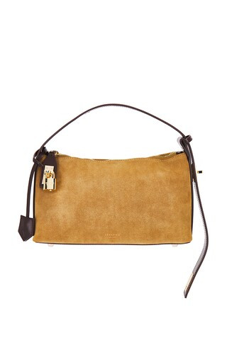 VERAFIED Suede Hobo Bag in Gold from Revolve.com | Revolve Clothing (Global)