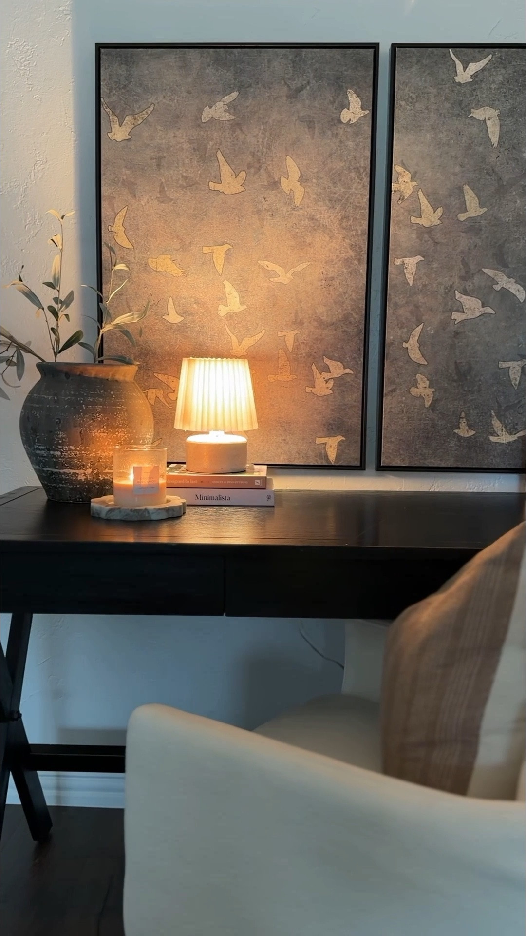 Desk setup idea with my favorite $12 Target mini lamp!

#LTKHome