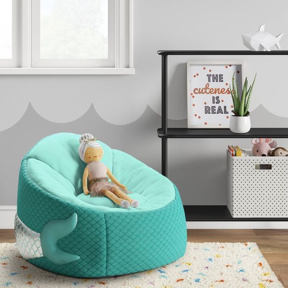 Mermaid Character Bean Bag - Pillowfort™ | Target