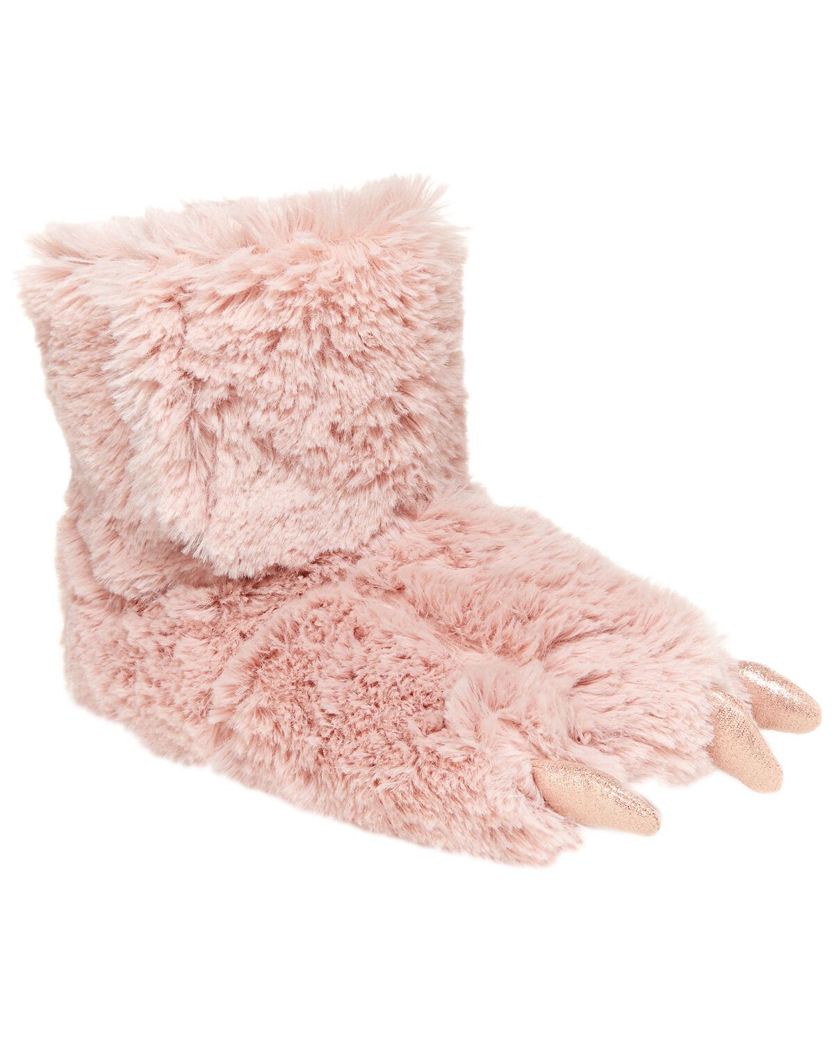 Pink Fuzzy Dinosaur Slipper Shoes | carters.com | Carter's