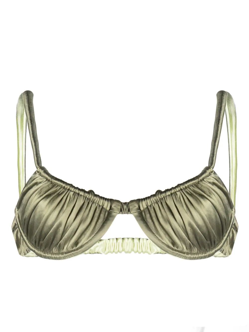 twisted reversible bikini top | Farfetch Global
