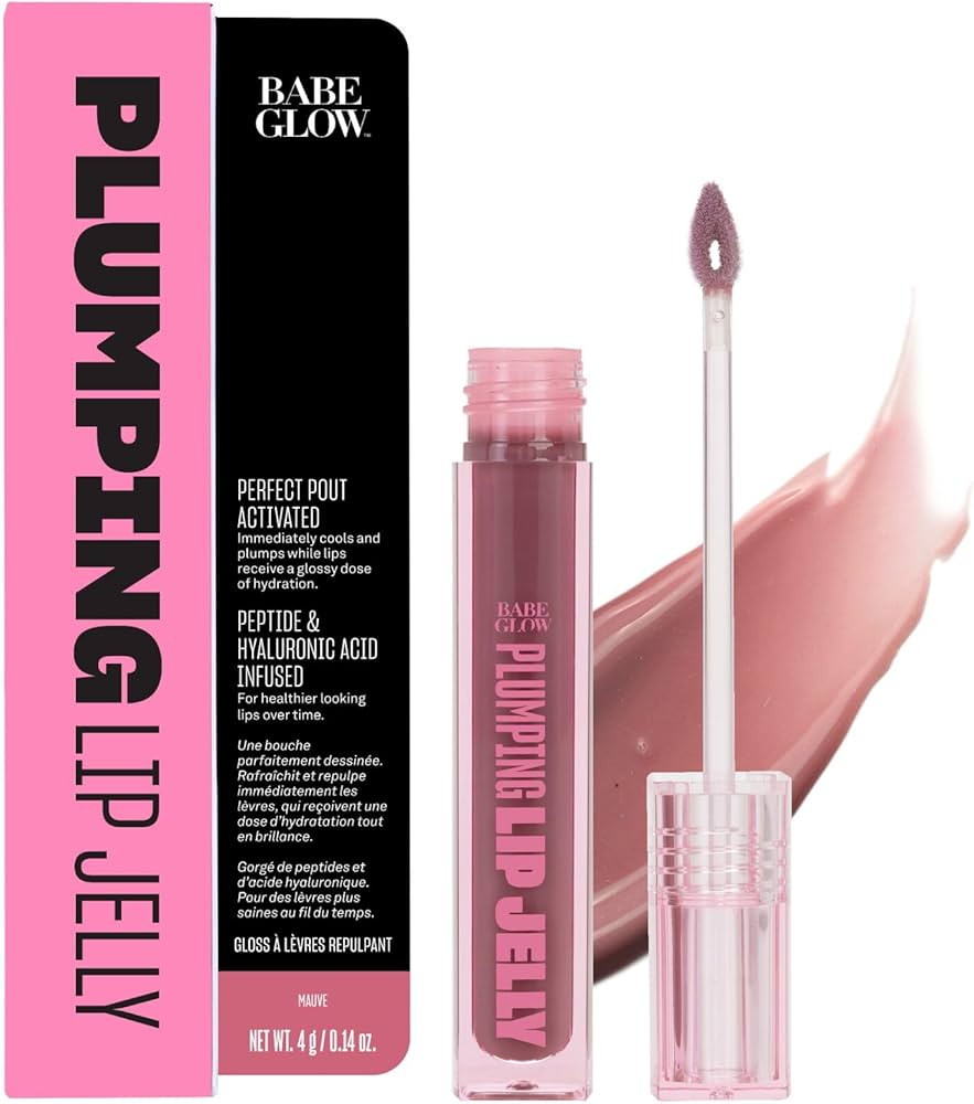 BABE ORIGINAL Glow Plumping Lip Jelly For Thicker Lips - High Shine Lip Gloss for Moisturizing, H... | Amazon (US)
