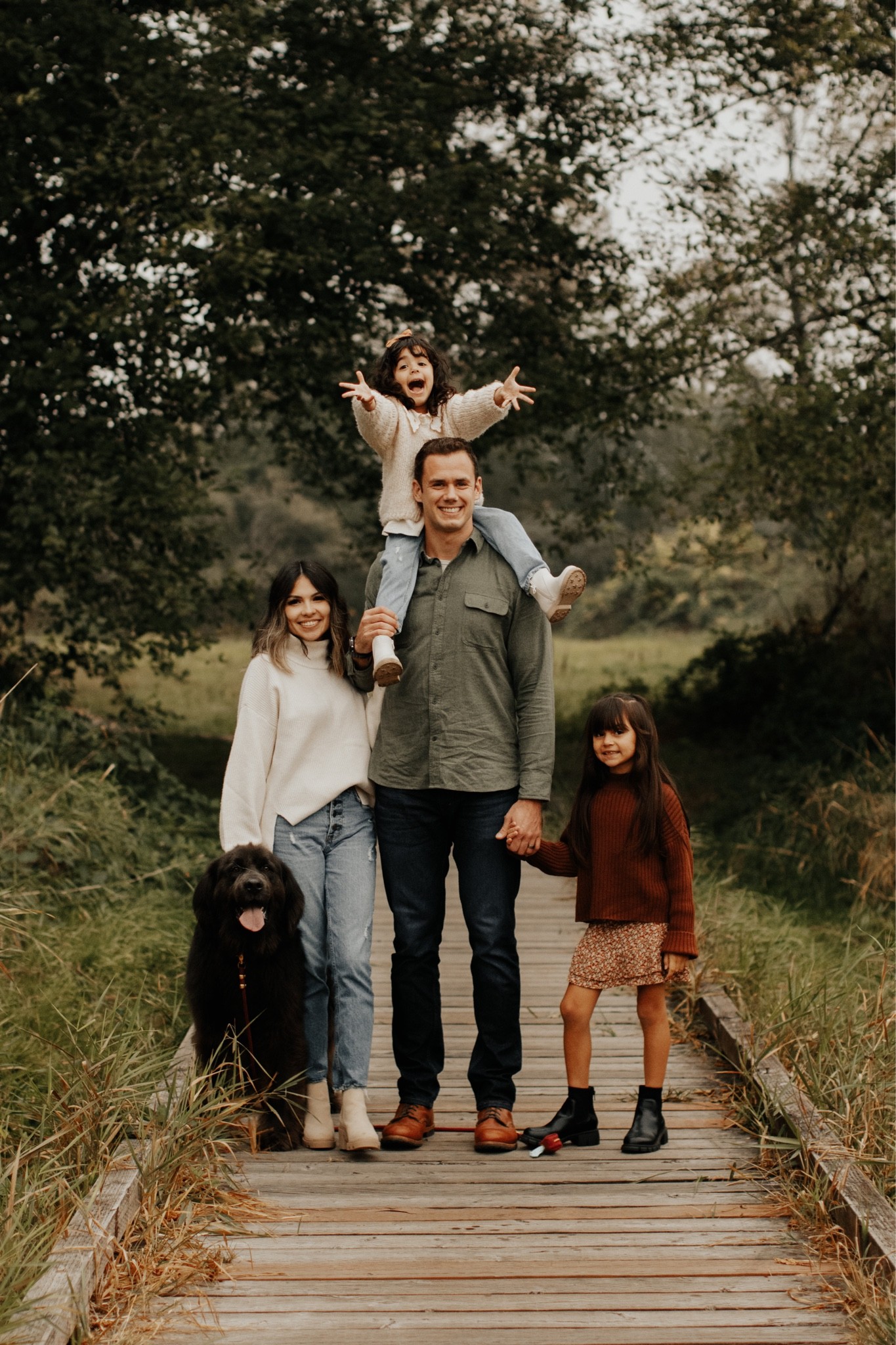 Fall family photo shoot outfits! 
Sized up in my Abercrombie  cream turtleneck sweater for a more oversized fit. Tan Steve Madden boots run tts! 
My hubby is 6’5 and wears size 36/36 in Levi’s jeans. Ivory toddler boots from target run a little big! Black Steve Madden girls boots from Nordstrom run tts  

#LTKkids #LTKSeasonal #LTKfamily
