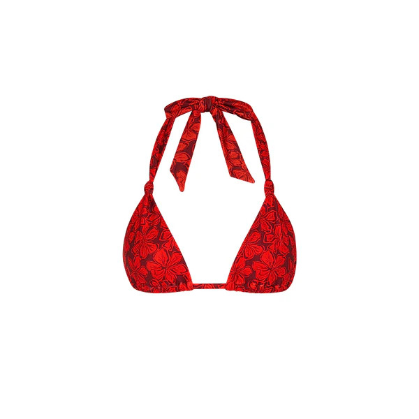 Soft Knot Halter Bikini Top - Sassy Sangria | Kulani Kinis US