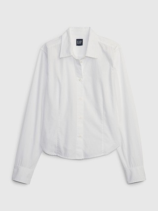 PROJECT GAP 100% Organic Cotton Fitted Cropped Shirt | Gap (CA)