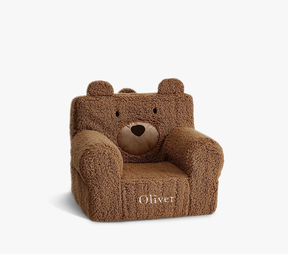 My First Caramel Sherpa Bear Anywhere Chair(R) Slipcover Only | Pottery Barn Kids