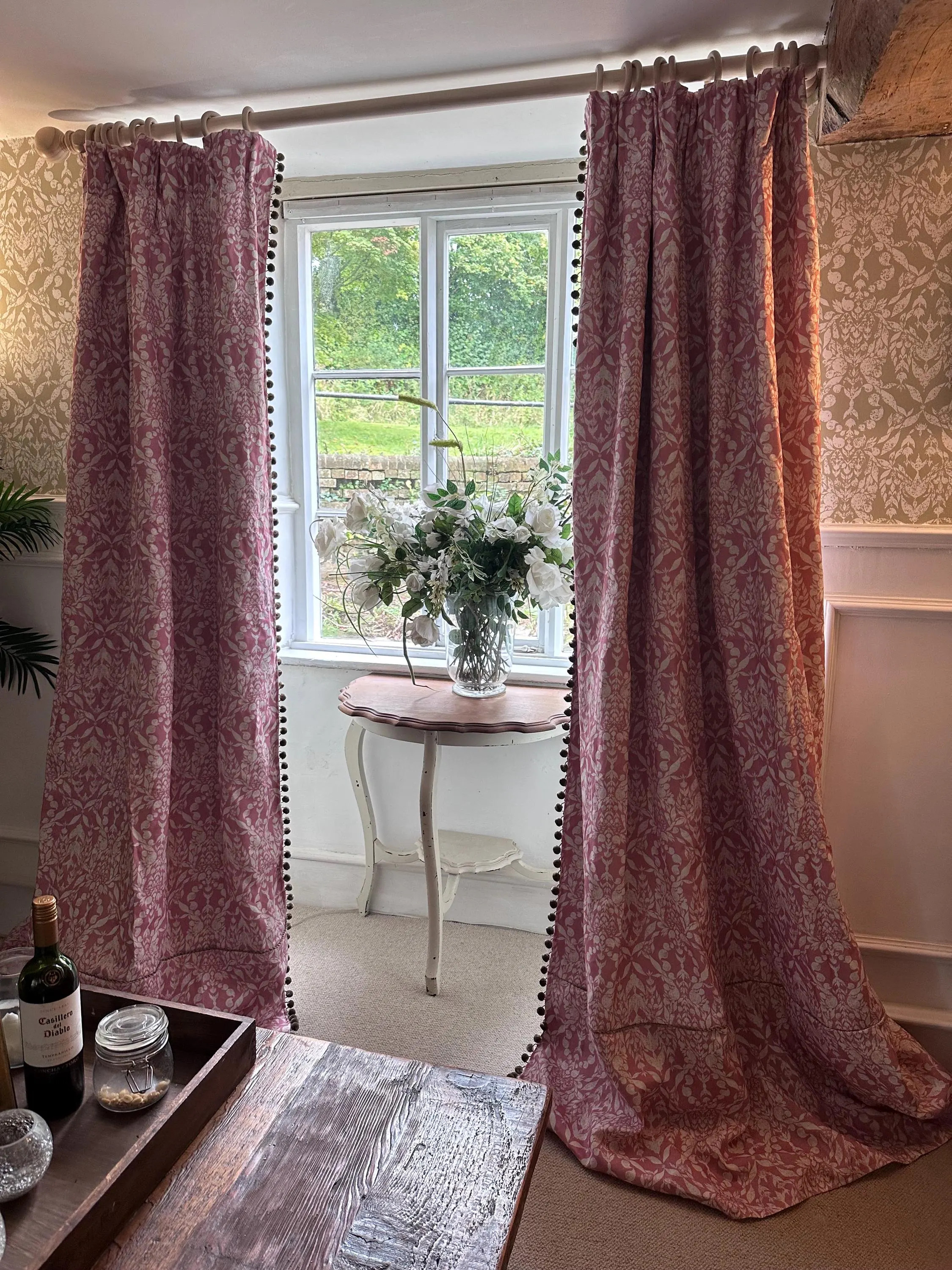 handmade pure linen fully lined curtains by Cheney Penrose Designs | Etsy (Global)