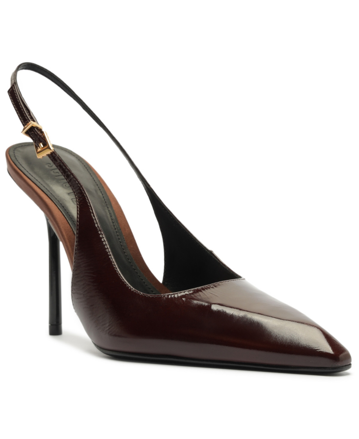 Schutz Women's Leona Pointy Toe Slingback Pumps - Maplewood | Macy's