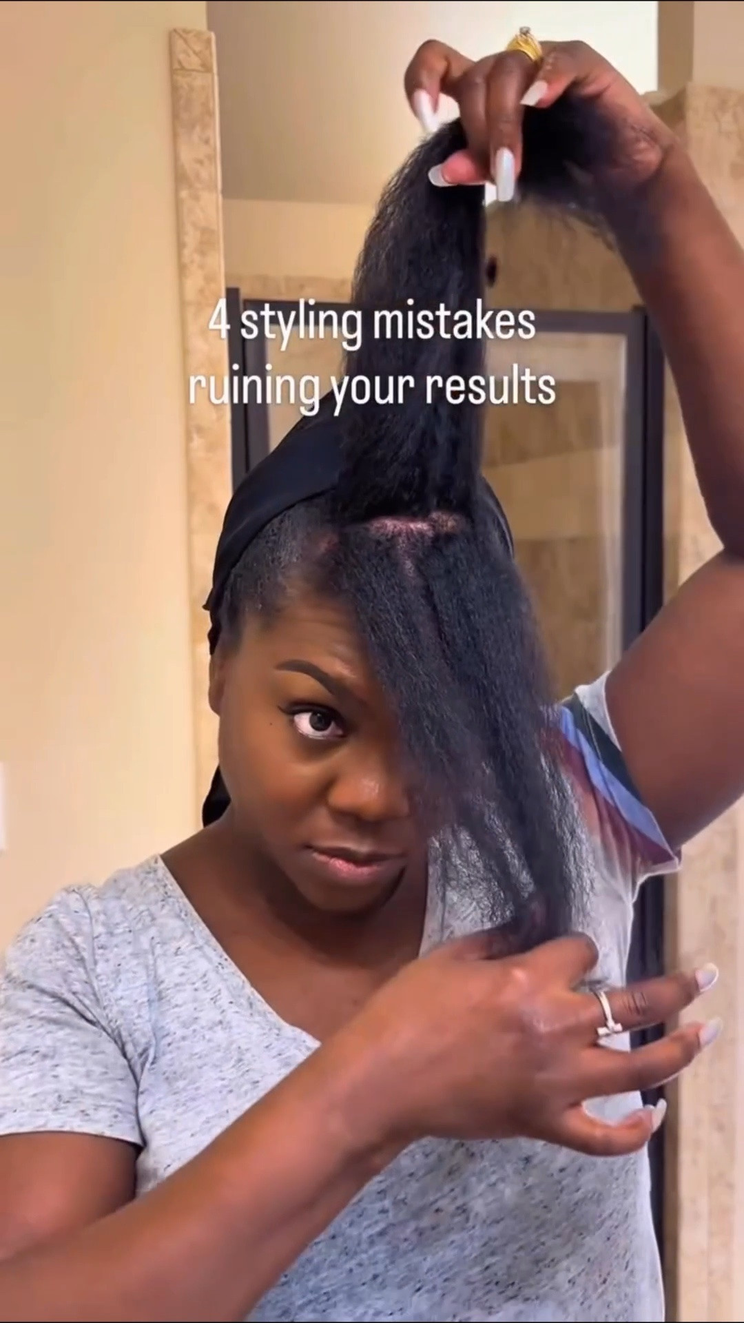 4 styling mistakes ruining your results (without you realizing)

Most styling frustrations don’t come from lack of effort — they come from small habits we don’t even realize are working against our natural hair.

Here are four common mistakes that can ruin your results:
• Styling on dry or under-prepped hair
• Choosing styles that fight your natural texture
• Over-manipulating your hair because results don’t last
• Following trends instead of what your hair truly needs

The tricky part? These mistakes don’t show up overnight. They build up over time, showing up as frizz, breakage, or styles that just won’t hold.

Save this post if you’ve ever felt like your styling results haven’t matched your effort 🤍

#naturalhair #howtonaturalhair #naturalhairstyling #naturalhairtips #curlyhair
