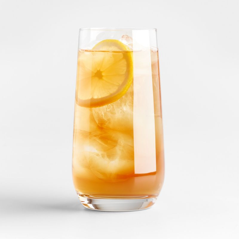Hip 17-Oz. Highball Glass + Reviews | Crate & Barrel | Crate & Barrel