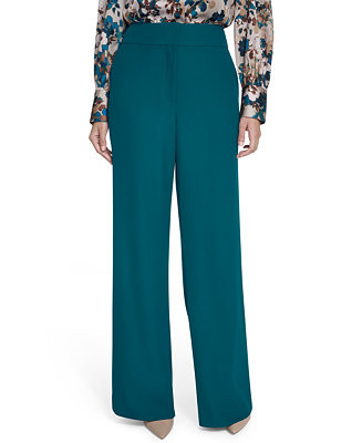 Calvin Klein Women's High-Rise Wide-Leg Pants - Macy's | Macy's