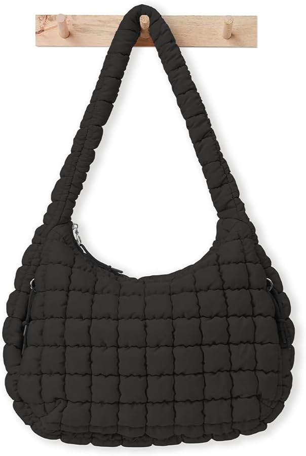 Womens' Lightweight Quilted Carryall GYM Tote Bag Puffer Crossbody Bag Soft Puffy Boho Handbags B... | Amazon (US)