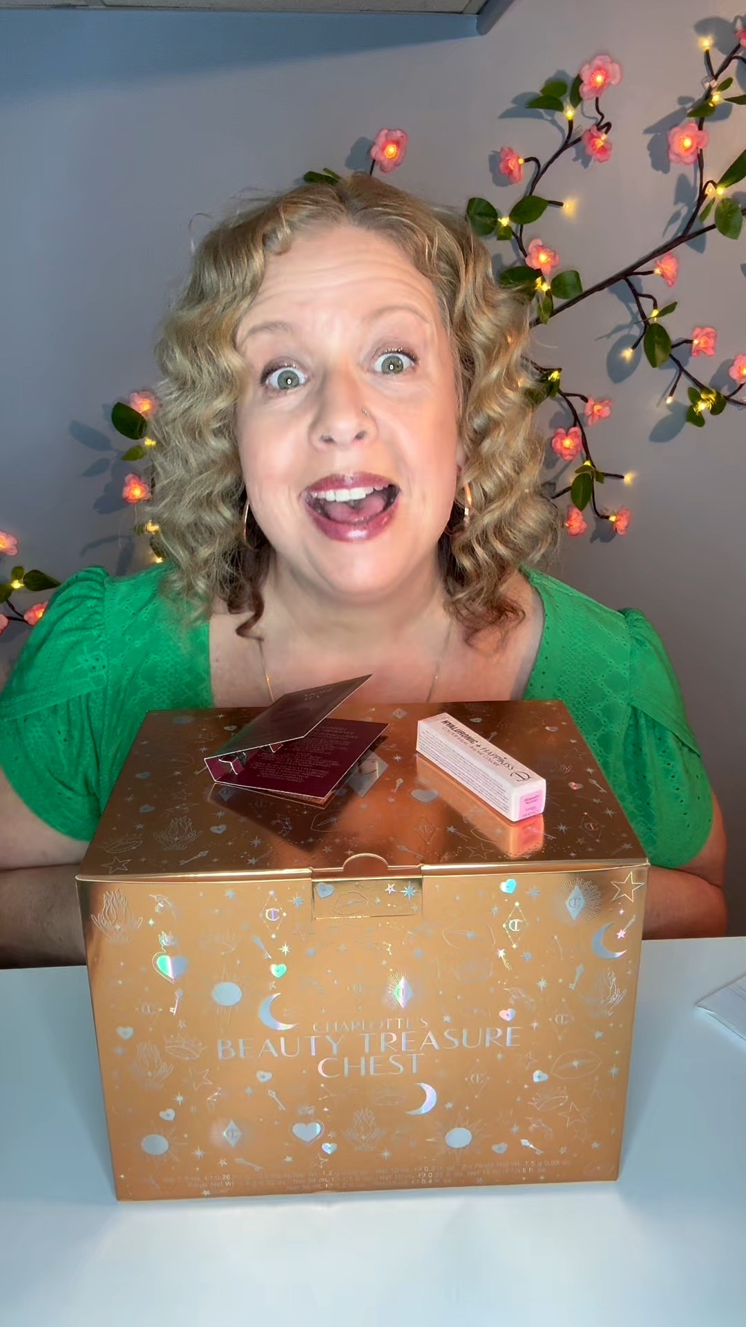 THIS BOX!!!! STUNNING! Not only did the reviews talking about last year bring this to the front of the list but the packaging..yeah definitely cinched the deal for me!  I am a new customer to Charlotte Tilbury.com so I did receive 15% off the order and when you break down the price by 12 products  it comes to around $15 per product and that is a spectacular savings over all and yep that is a prime example of GIRL MATH!  Made complete sense to me 💚🍀

#LTKSeasonal #LTKBeauty #LTKGiftGuide