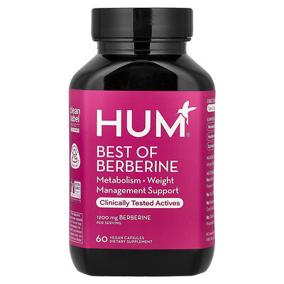HUM Nutrition, Best of Berberine, 60 Vegan Capsules | iHerb