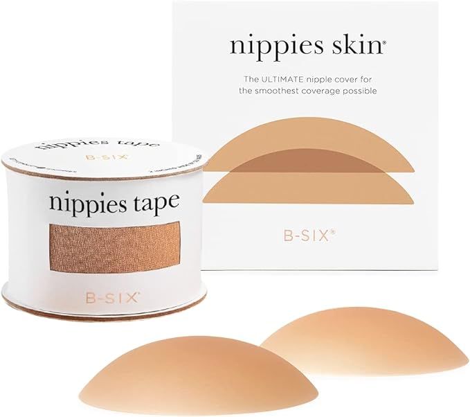 Nippies Tape Boob Tape Skins Nipple Covers Bundle - Caramel Size 2 | Amazon (US)