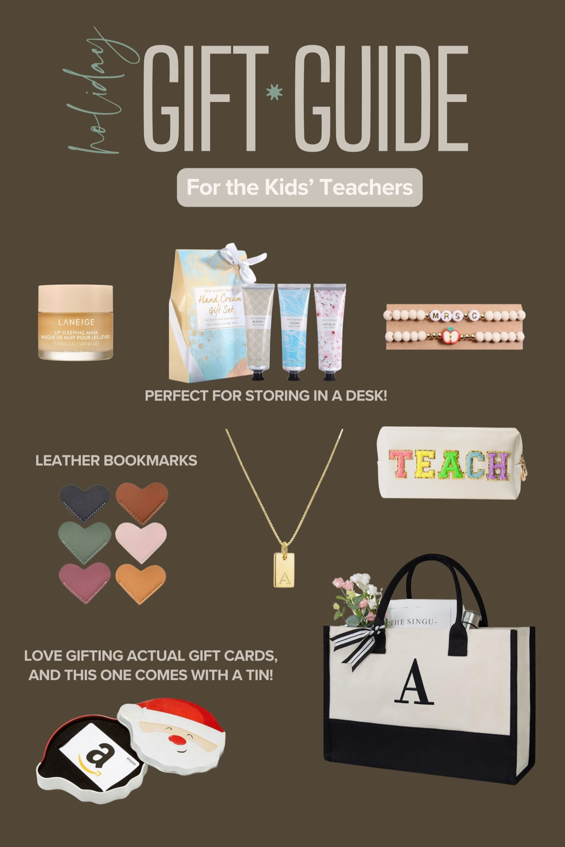 Easy, thoughtful gifts for the kids’ teachers this year! #teachergiftguide

#LTKGiftGuide