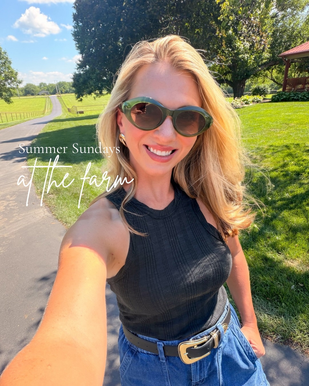 A slow Sunday spent at our family farm. 🤍

The kids love swimming, visiting the animals, and running around with their cousins. These are the kinds of summer days I hope they always remember.

P.S. You all know I can’t resist a simple, classic outfit—even at the farm. 🤍 I’ve linked similar pieces if you’re looking for the same look.

#summermemories #familyfarm #classicstyle #millennialmom #everydaystyle