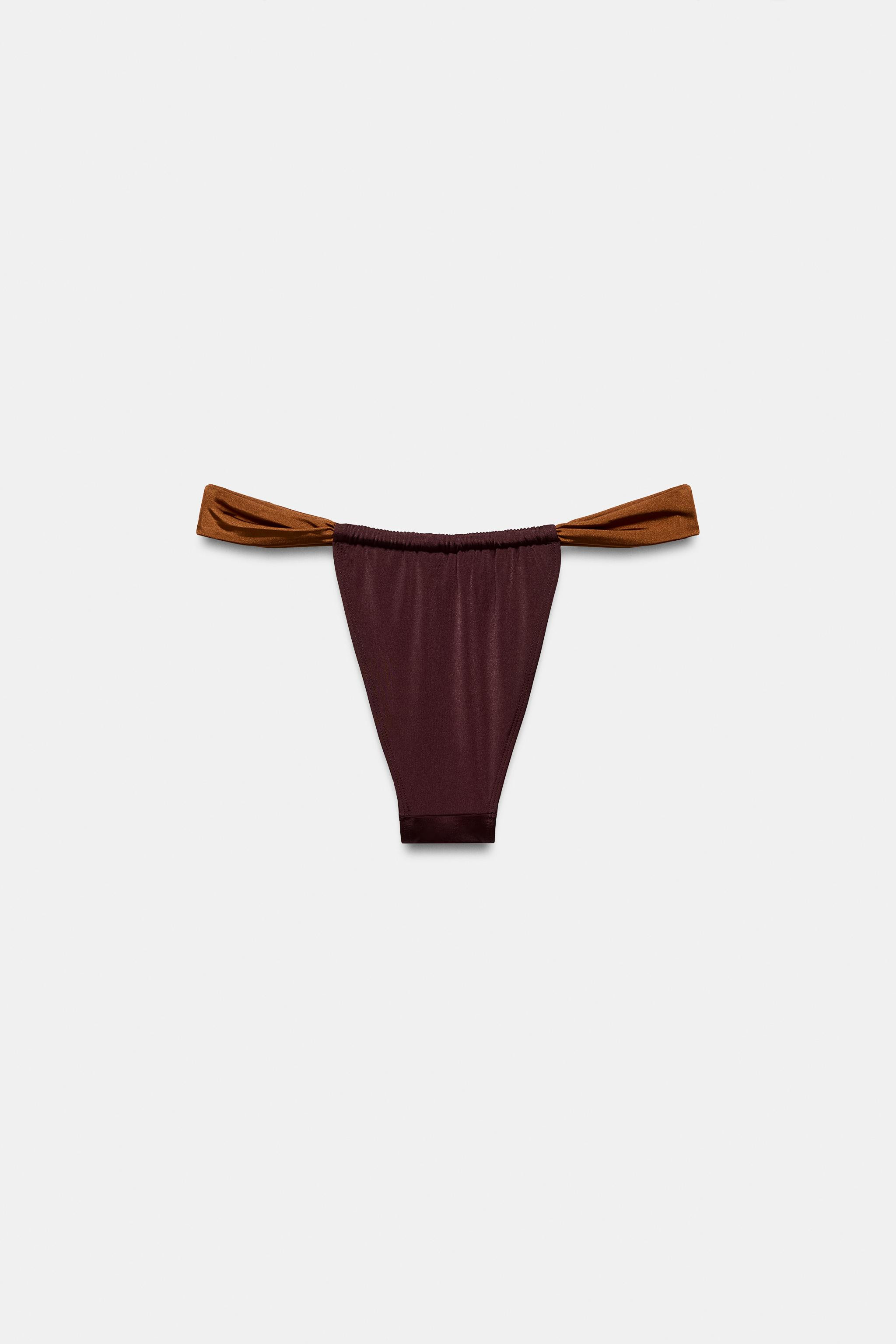 COMBINATION CURTAIN BIKINI BOTTOMS | Zara US