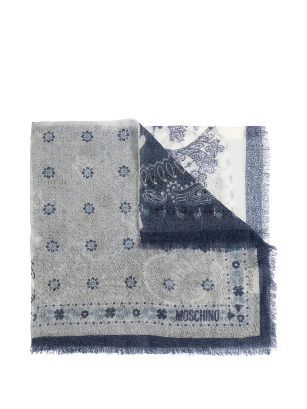 floral-paisley cashmere scarf | Farfetch Global