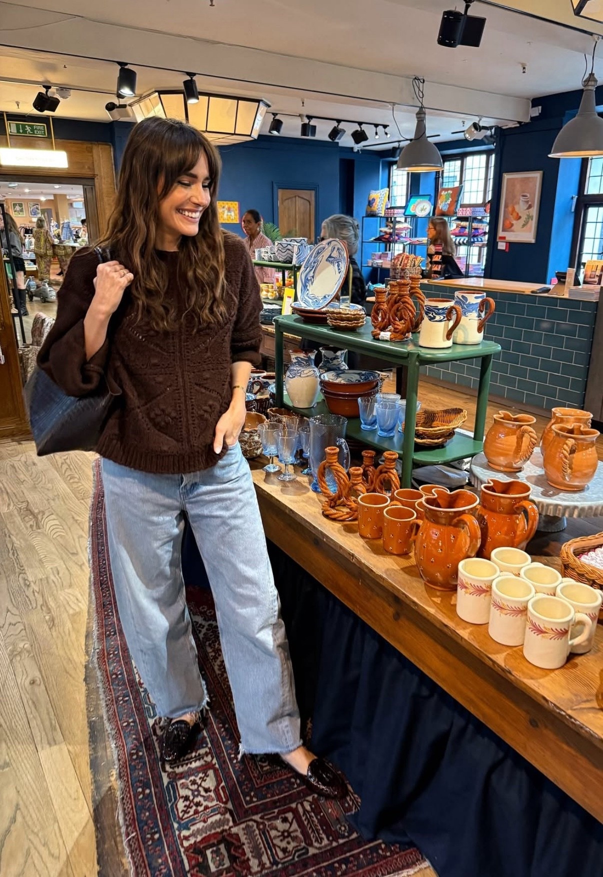 Sharland England is now available at Liberty! 🤩 
I’m so immensly proud and this is me checking out all the products in store. I’m obsessed with brown this Fall, can you tell?! 

#LTKworkwear #LTKjeans #LTKautumn