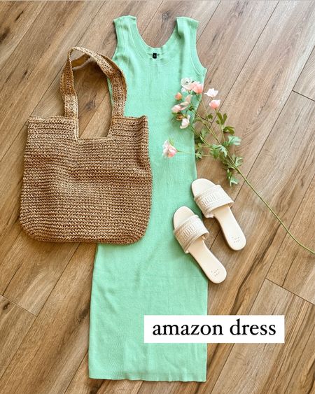 Amazon dress. vacation outfit. Sweater dress. Spring dress. Tote bag. 

#LTKSeasonal #LTKsalealert #LTKFestival
