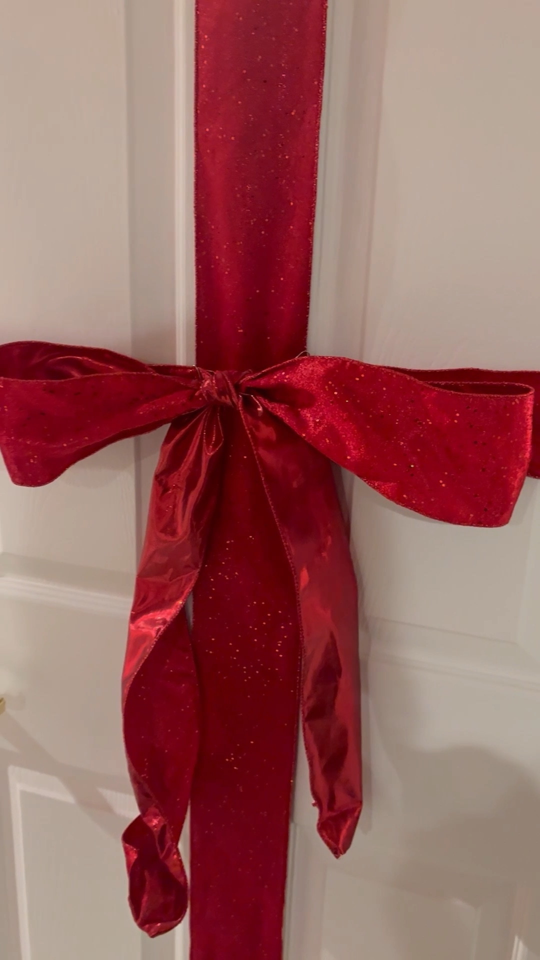 A brief Christmas tree intermission to show you the giant bow on my door

#LTKSeasonal #LTKHoliday #LTKHome