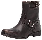 Frye Men's Smith Engineer Motorcycle Boot, Black, 12 | Amazon (US)