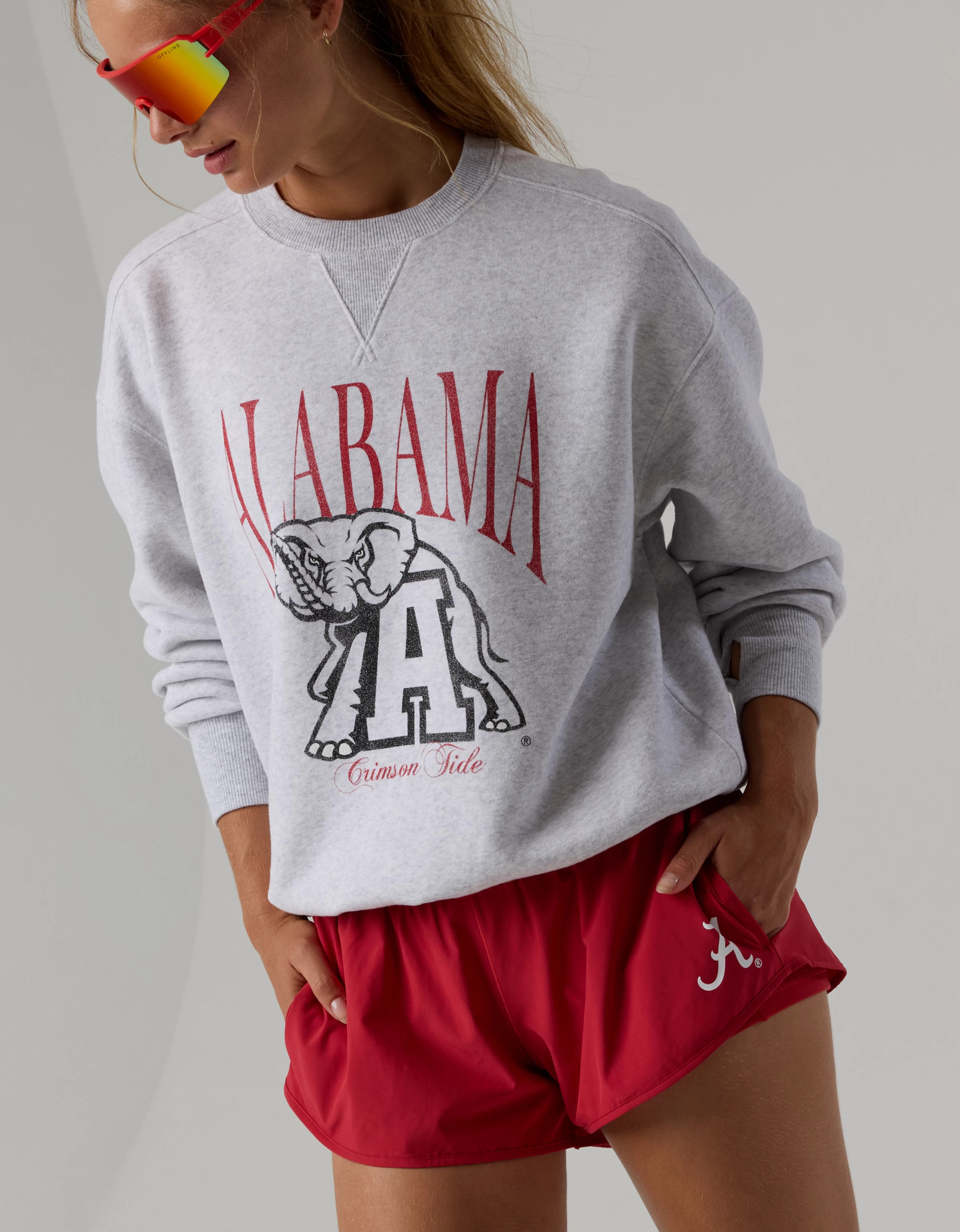 Alabama Crimson Tide OFFLINE By Aerie Crewneck | American Eagle Outfitters (US & CA)