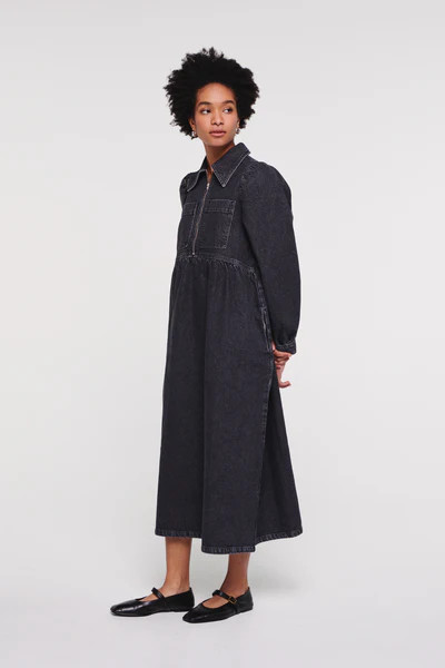 Gabriella Denim Midi Dress | Aligne UK