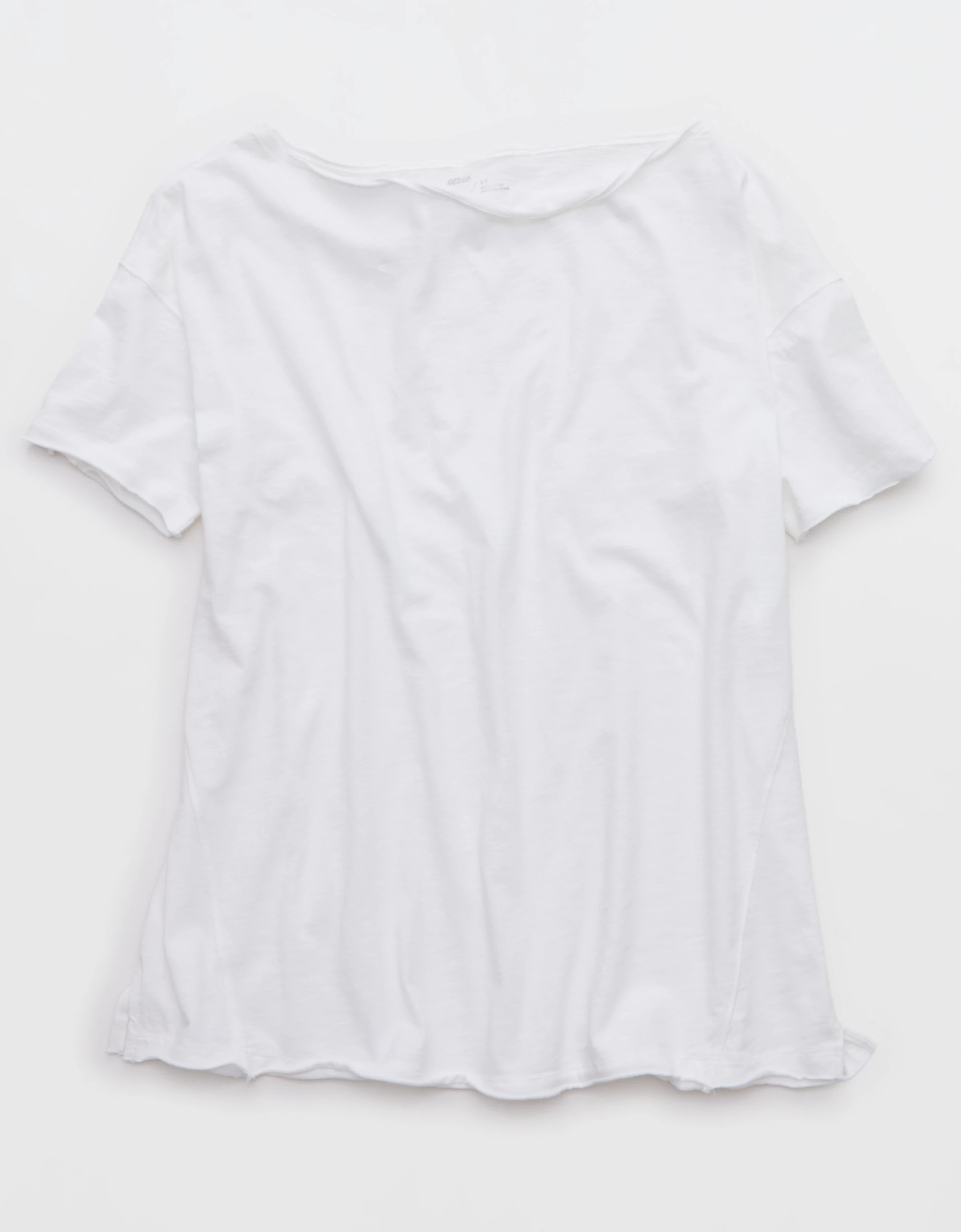 Aerie Oversized Off The Shoulder Boyfriend T-Shirt | Aerie