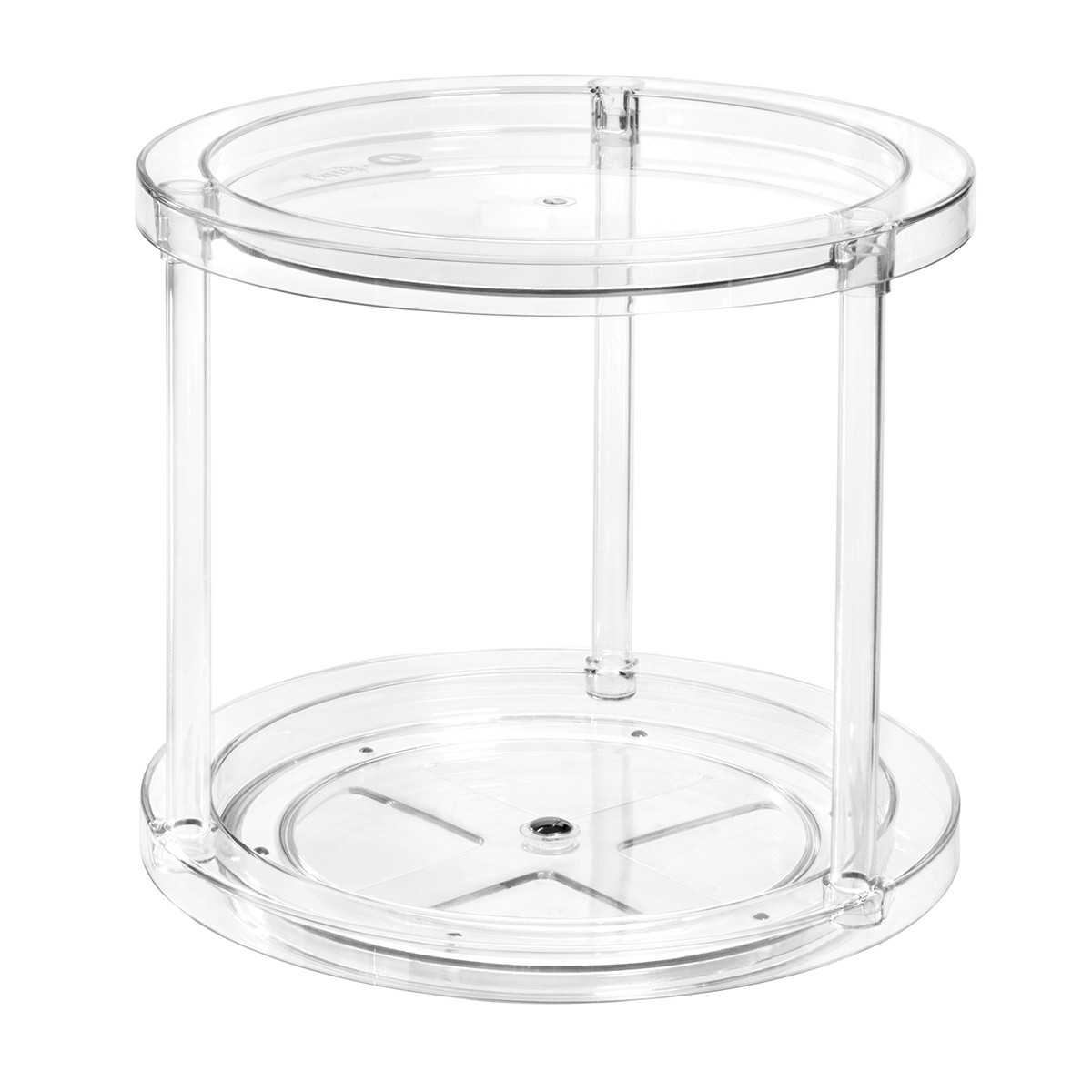 THE HOME EDIT 2-Tier Turntable Clear | The Container Store