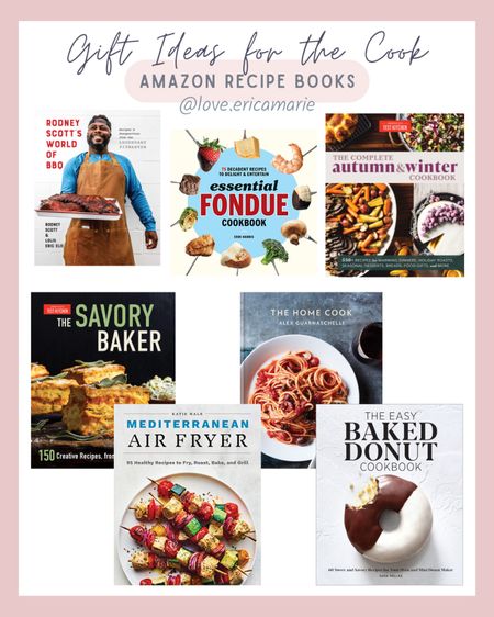 Gift ideas for the cook! #recipebooks #cookbooks #chefgiftideas #kitchenmagiciangifts #cooking

#LTKGiftGuide #LTKhome #LTKHoliday
