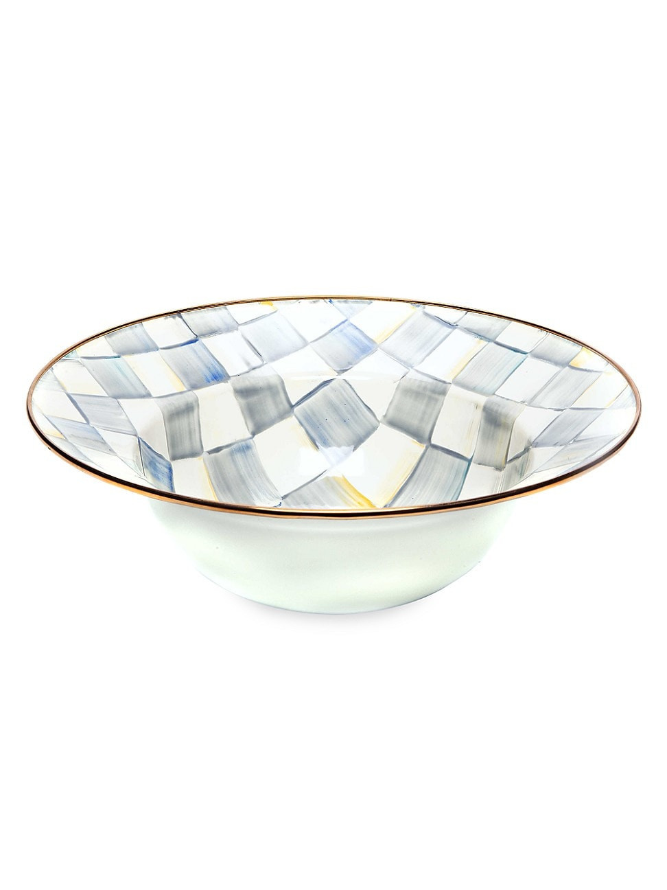 Sterling Check Serving Bowl | Saks Fifth Avenue