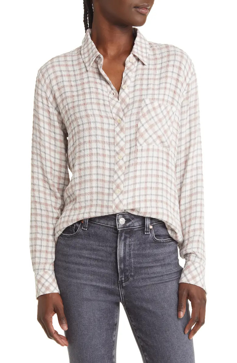 Seersucker Button-Up Shirt | Nordstrom