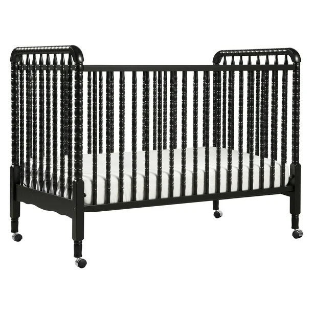 DaVinci Jenny Lind 3-in-1 Convertible Crib in Ebony Black | Walmart (US)