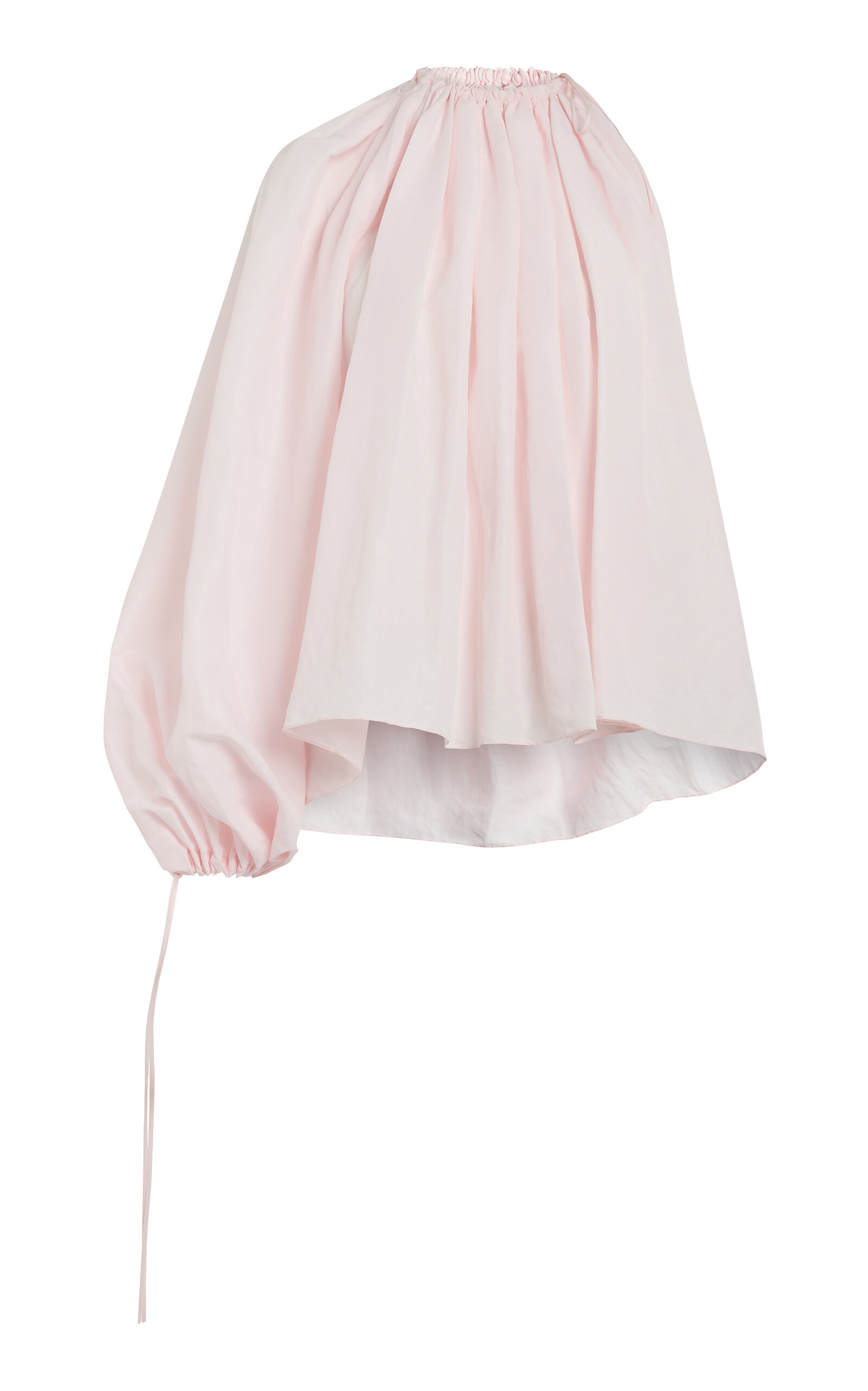 One-Sleeve Linen-Blend Top | Moda Operandi (Global)