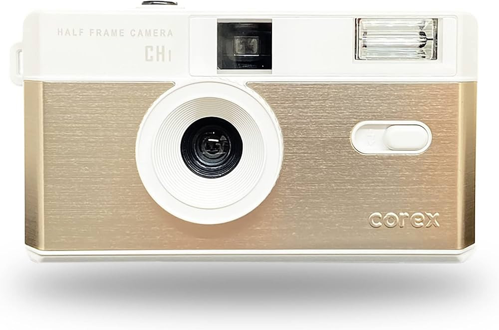 Corex Half Frame Reusable 35mm Camera CH1, Built in Flash and Compatible with 35mm Color Negative... | Amazon (US)