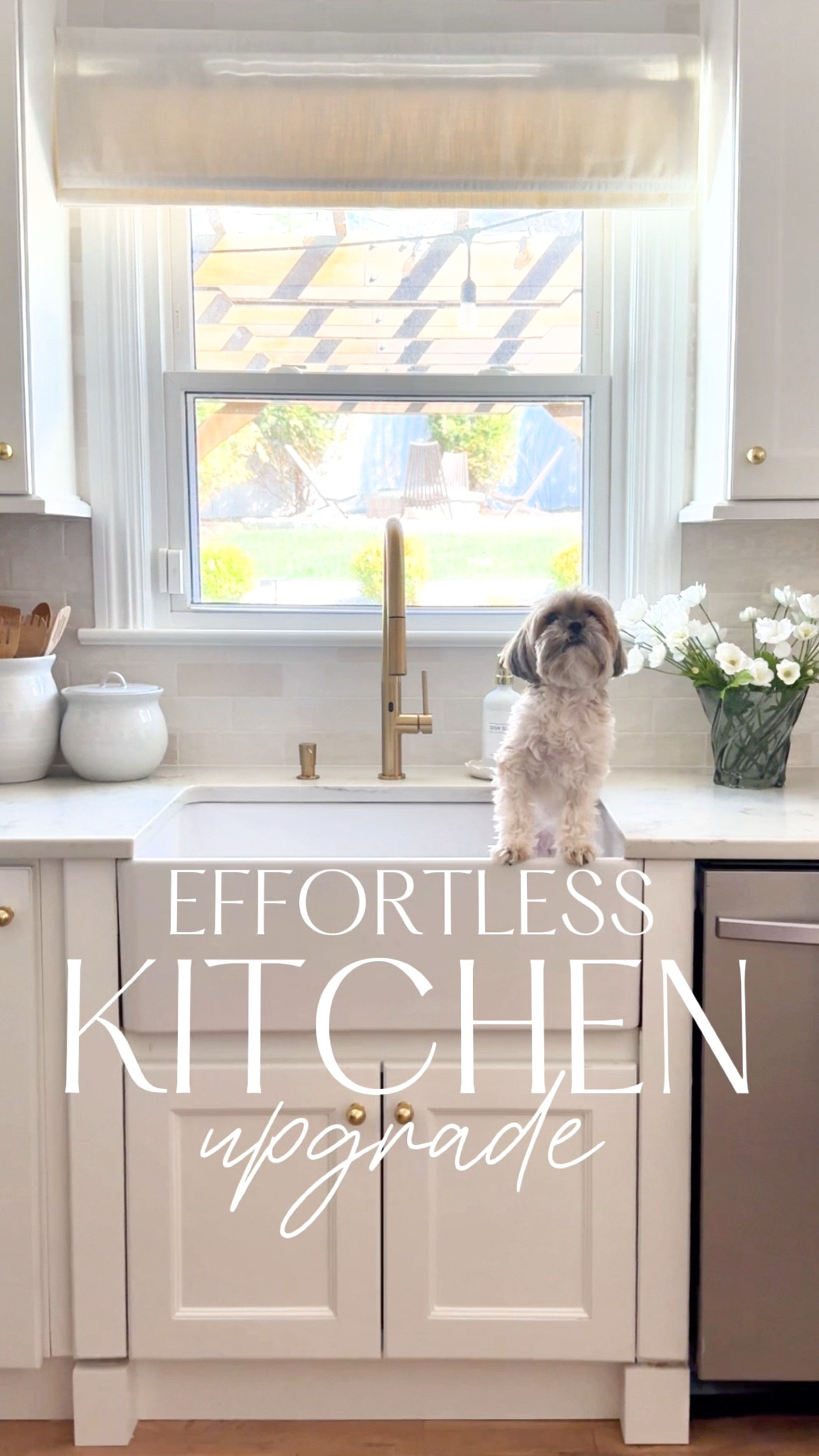 
We’ve got a new faucet moment, and a very curious puppy who approves! 🐾 This brushed gold beauty from @vigoindustries instantly elevated our kitchen, but the real game changer? The touchless feature. 

So sleek and convenient, especially when your hands are full (or covered in cookie dough). 🍪

It’s wild how one small upgrade can totally change the feel of a space.

#BrushedGoldFaucet #TouchlessFaucet #ModernKitchen #HomeInspo #KitchenGlowUp #KitchenRefresh #BeforeAndAfter

#LTKHome #LTKStyleTip #LTKWatchNow
