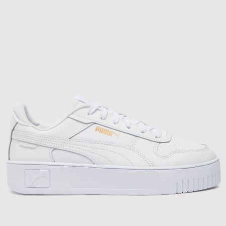 Womens White PUMA Carina Street Trainers | schuh | Schuh