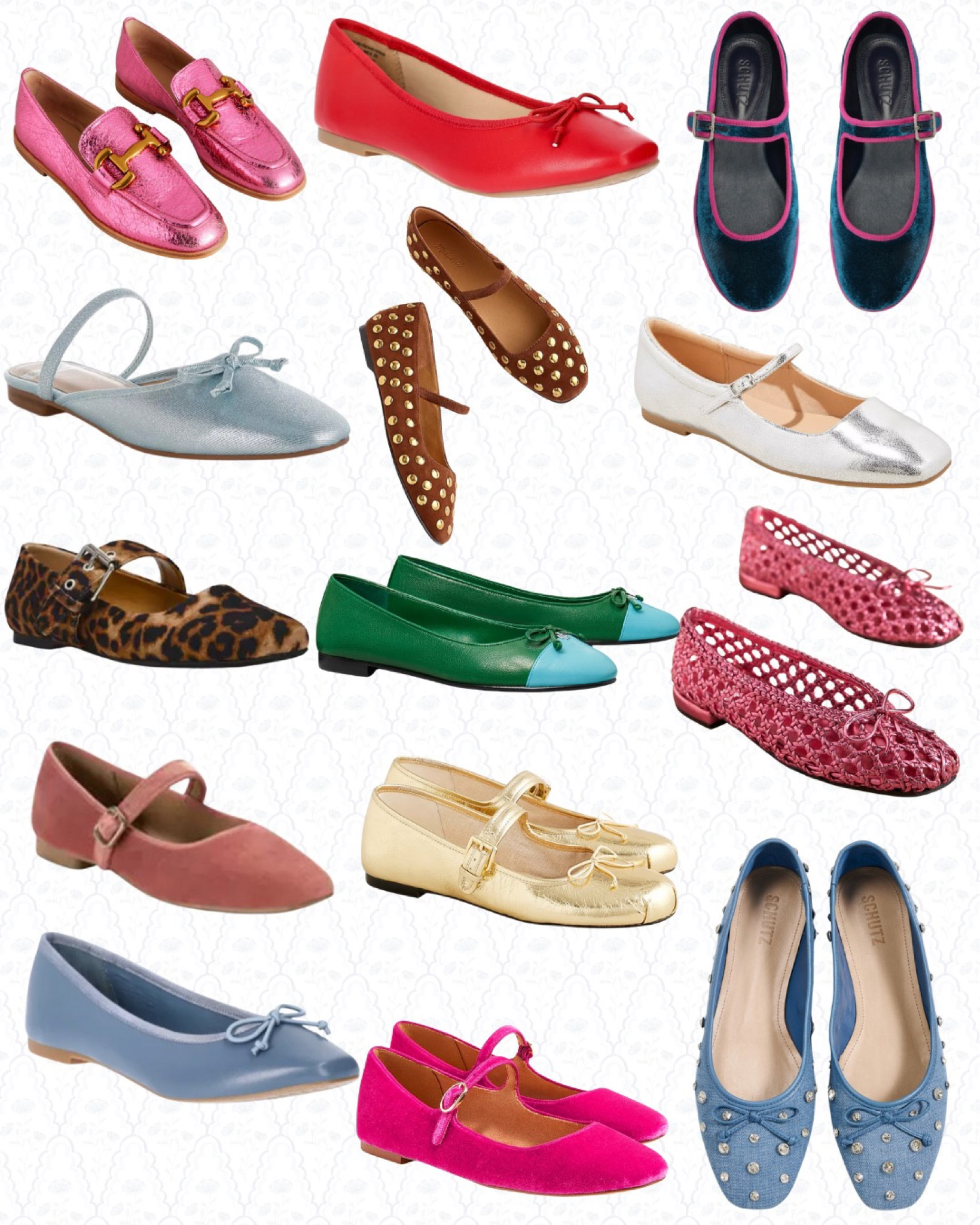 Ballet flats for fall. These fall shoes are the cutest and such a good way to add a pop of color to your fall outfits. 

#LTKFindsUnder100 #LTKFindsUnder50 #LTKShoeCrush