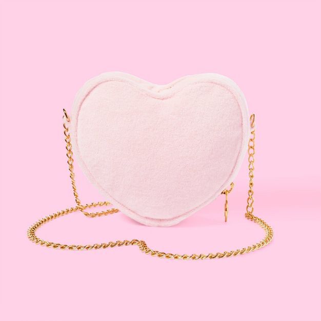 Terry Cloth Heart Crossbody Bag - Stoney Clover Lane x Target Light Pink | Target
