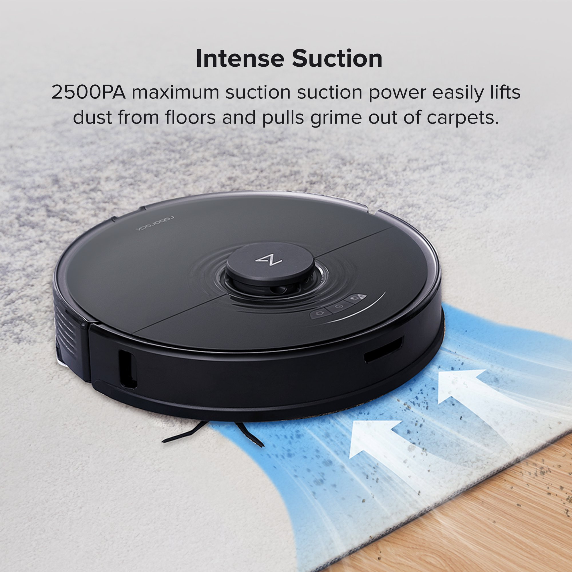 Roborock® S7 Plus-BLK Robot Vacuum and Sonic Mop with Auto-Empty dock, Ultrasonic Carpet Detecti... | Walmart (US)